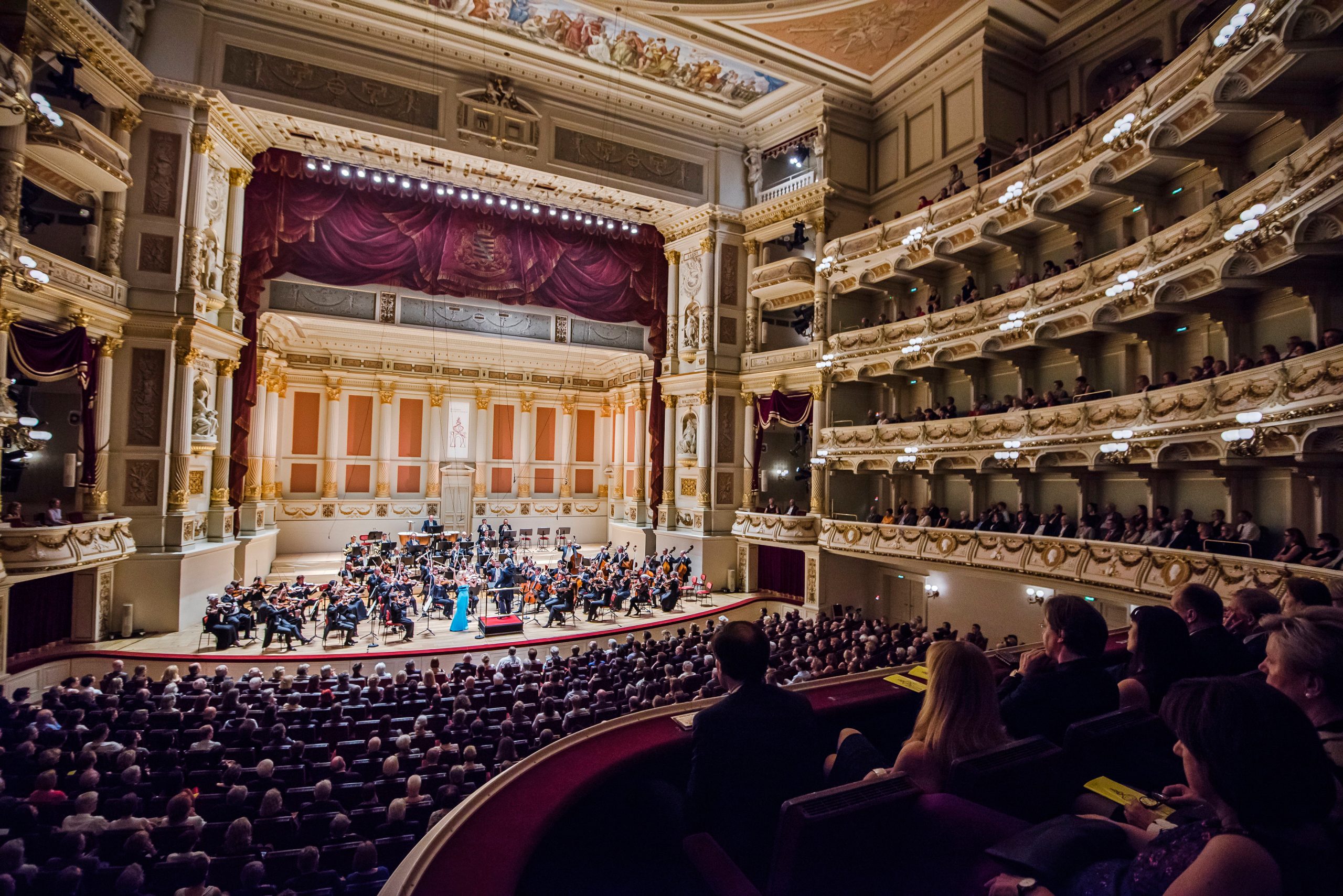 La sala della Semperoper di Dresda