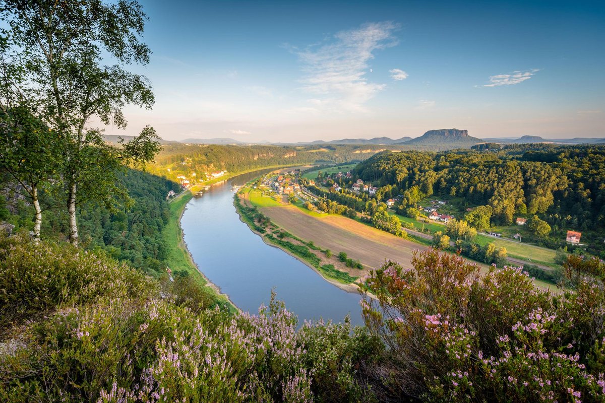 L’Elba vista dal Bastei, Svizzera Sassone