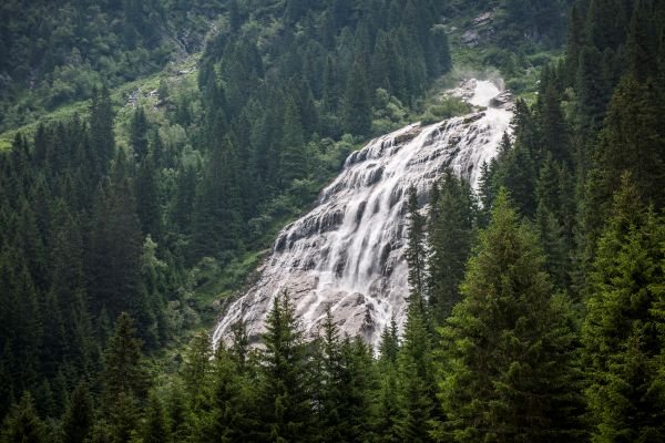 La cascata di Grawa nella Valle dello Stubai
